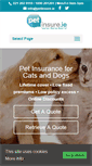 Mobile Screenshot of petinsure.ie