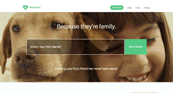 Desktop Screenshot of petinsure.net
